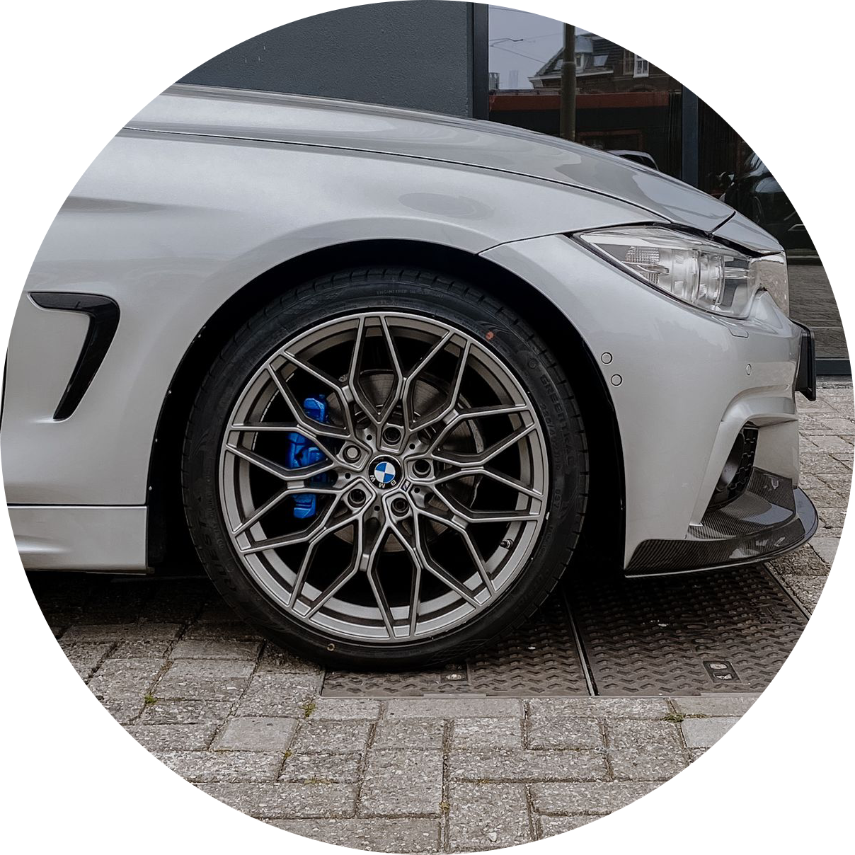 BMW 4 serie blauwe klauw